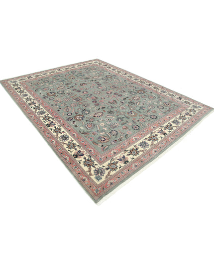 Heritage 7' 10" X 10' 0" Hand Knotted Wool Rug 7' 10" X 10' 0" (239 X 305) / Green / Wool