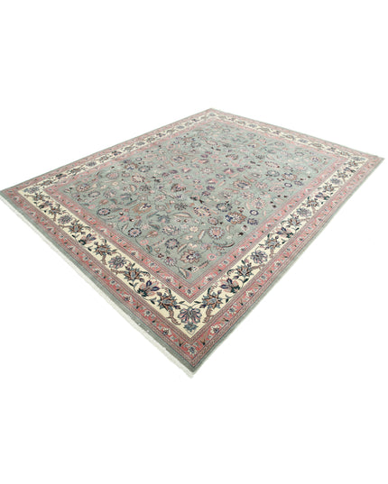 Heritage 7' 10" X 10' 0" Hand Knotted Wool Rug 7' 10" X 10' 0" (239 X 305) / Green / Wool