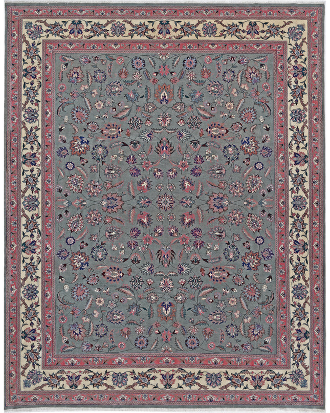 Heritage 7' 10" X 10' 0" Hand Knotted Wool Rug 7' 10" X 10' 0" (239 X 305) / Green / Wool