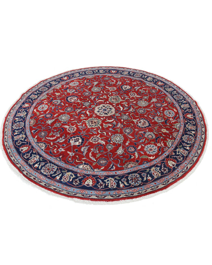 Heritage 6' 6" X 6' 8" Hand Knotted Wool Rug 6' 6" X 6' 8" (198 X 203) / Red / Wool