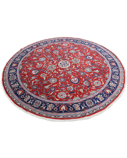 Heritage 6' 6" X 6' 8" Hand Knotted Wool Rug 6' 6" X 6' 8" (198 X 203) / Red / Wool