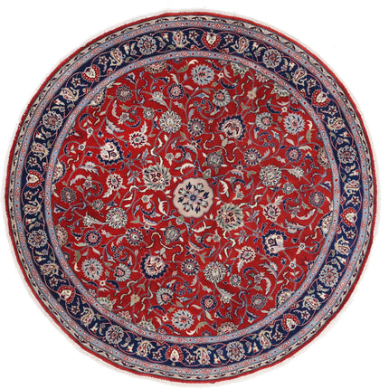 Heritage 6' 6" X 6' 8" Hand Knotted Wool Rug 6' 6" X 6' 8" (198 X 203) / Red / Wool