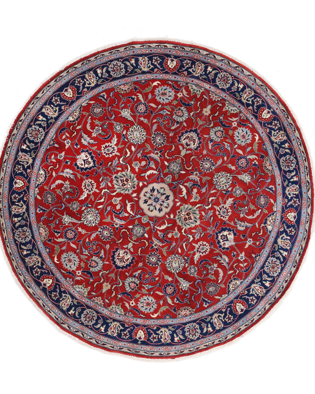 Heritage 6' 6" X 6' 8" Hand Knotted Wool Rug 6' 6" X 6' 8" (198 X 203) / Red / Wool