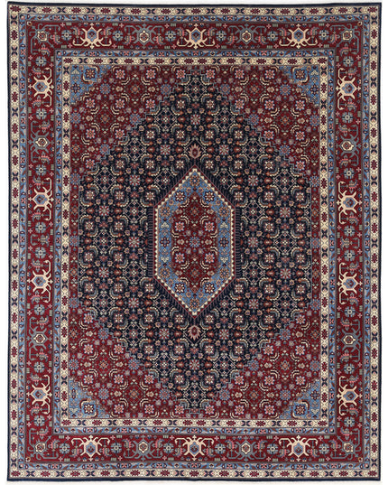 Heritage 8' 0" X 10' 0" Hand Knotted Wool Rug 8' 0" X 10' 0" (244 X 305) / Blue / Wool