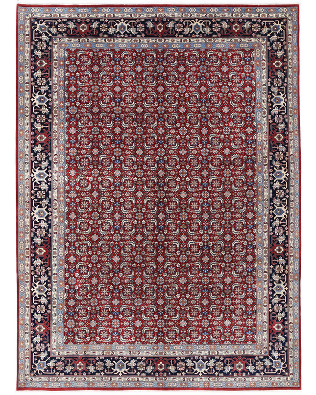 Heritage 8' 3" X 11' 6" Hand Knotted Wool Rug 8' 3" X 11' 6" (251 X 351) / Red / Wool