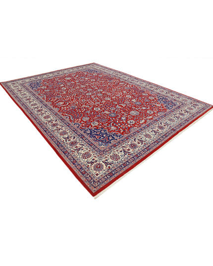 Heritage 9' 0" X 11' 8" Hand Knotted Wool Rug 9' 0" X 11' 8" (274 X 356) / Red / Wool