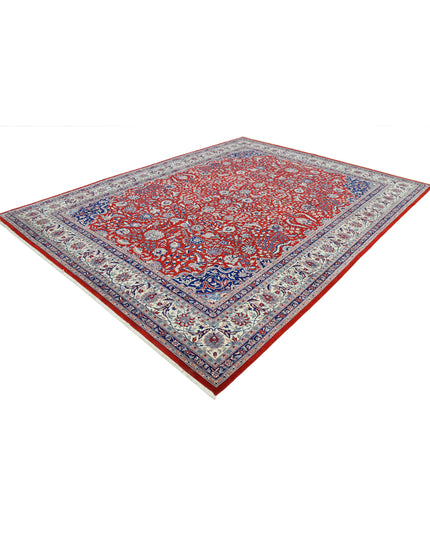 Heritage 9' 0" X 11' 8" Hand Knotted Wool Rug 9' 0" X 11' 8" (274 X 356) / Red / Wool