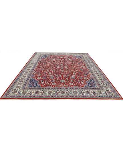 Heritage 9' 0" X 11' 8" Hand Knotted Wool Rug 9' 0" X 11' 8" (274 X 356) / Red / Wool