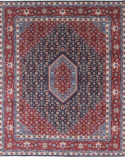 Heritage 8' 0" X 9' 10" Hand Knotted Wool Rug 8' 0" X 9' 10" (244 X 300) / Blue / Wool