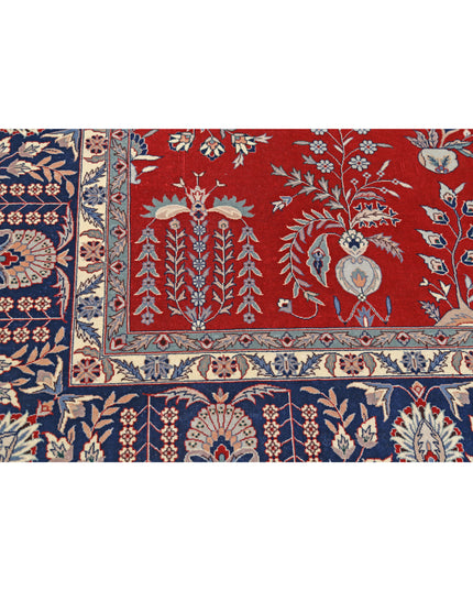Heritage 10' 1" X 13' 11" Hand Knotted Wool Rug 10' 1" X 13' 11" (307 X 424) / Red / Wool
