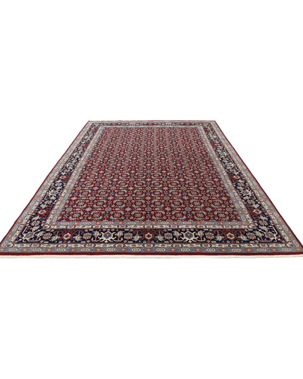 Heritage 8' 1" X 11' 6" Hand Knotted Wool Rug 8' 1" X 11' 6" (246 X 351) / Red / Wool