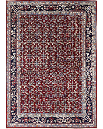 Heritage 8' 1" X 11' 6" Hand Knotted Wool Rug 8' 1" X 11' 6" (246 X 351) / Red / Wool