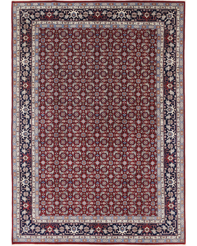 Heritage 8' 1" X 11' 6" Hand Knotted Wool Rug 8' 1" X 11' 6" (246 X 351) / Red / Wool