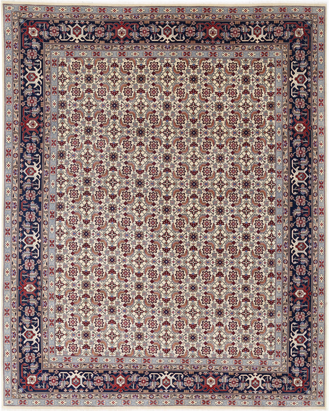 Heritage 8' 0" X 10' 1" Hand Knotted Wool Rug 8' 0" X 10' 1" (244 X 307) / Ivory / Wool