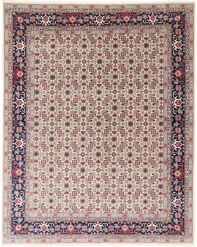 Heritage 7' 11" X 10' 0" Hand Knotted Wool Rug 7' 11" X 10' 0" (241 X 305) / Ivory / Wool
