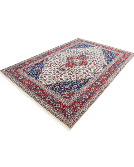 Heritage 7' 0" X 10' 0" Hand Knotted Wool Rug 7' 0" X 10' 0" (213 X 305) / Ivory / Wool