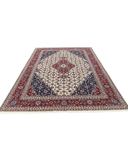 Heritage 7' 0" X 10' 0" Hand Knotted Wool Rug 7' 0" X 10' 0" (213 X 305) / Ivory / Wool