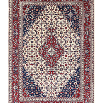 Heritage 7' 0" X 10' 0" Hand Knotted Wool Rug 7' 0" X 10' 0" (213 X 305) / Ivory / Wool