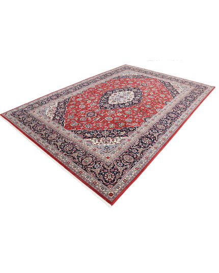 Heritage 7' 10" X 11' 3" Hand Knotted Wool Rug 7' 10" X 11' 3" (239 X 343) / Red / Wool