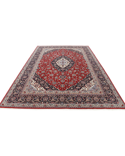 Heritage 7' 10" X 11' 3" Hand Knotted Wool Rug 7' 10" X 11' 3" (239 X 343) / Red / Wool