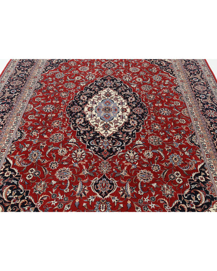 Heritage 7' 10" X 11' 3" Hand Knotted Wool Rug 7' 10" X 11' 3" (239 X 343) / Red / Wool