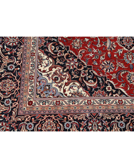 Heritage 7' 10" X 11' 3" Hand Knotted Wool Rug 7' 10" X 11' 3" (239 X 343) / Red / Wool