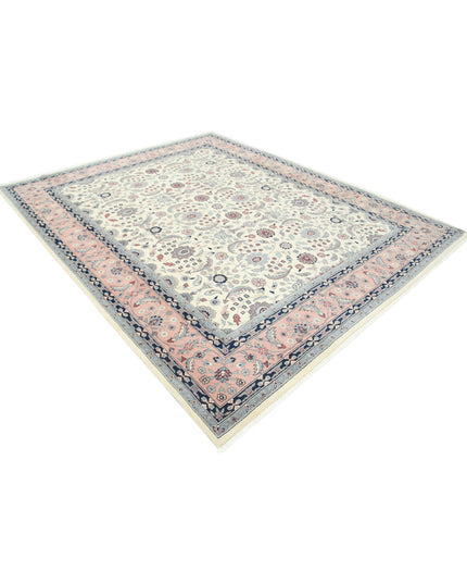 Heritage 8' 0" X 9' 9" Hand Knotted Wool Rug 8' 0" X 9' 9" (244 X 297) / Ivory / Wool