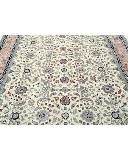 Heritage 8' 0" X 9' 9" Hand Knotted Wool Rug 8' 0" X 9' 9" (244 X 297) / Ivory / Wool