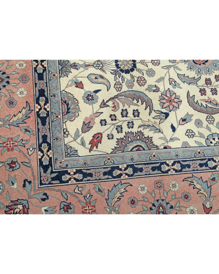 Heritage 8' 0" X 9' 9" Hand Knotted Wool Rug 8' 0" X 9' 9" (244 X 297) / Ivory / Wool