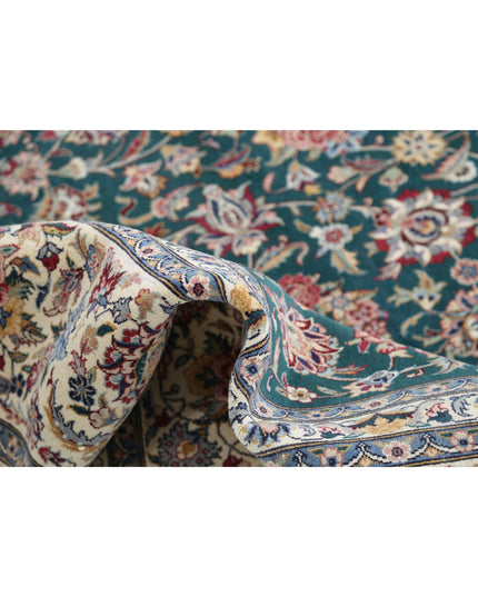 Heritage 9' 10" X 14' 0" Hand Knotted Wool Rug 9' 10" X 14' 0" (300 X 427) / Green / Wool