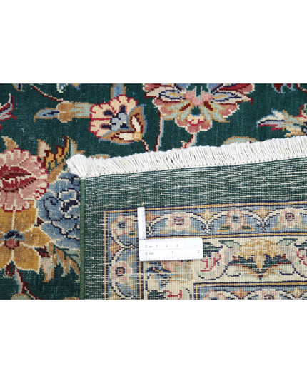 Heritage 9' 10" X 14' 0" Hand Knotted Wool Rug 9' 10" X 14' 0" (300 X 427) / Green / Wool