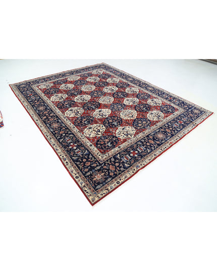 Heritage 7' 10" X 9' 9" Hand Knotted Wool Rug 7' 10" X 9' 9" (239 X 297) / Red / Wool