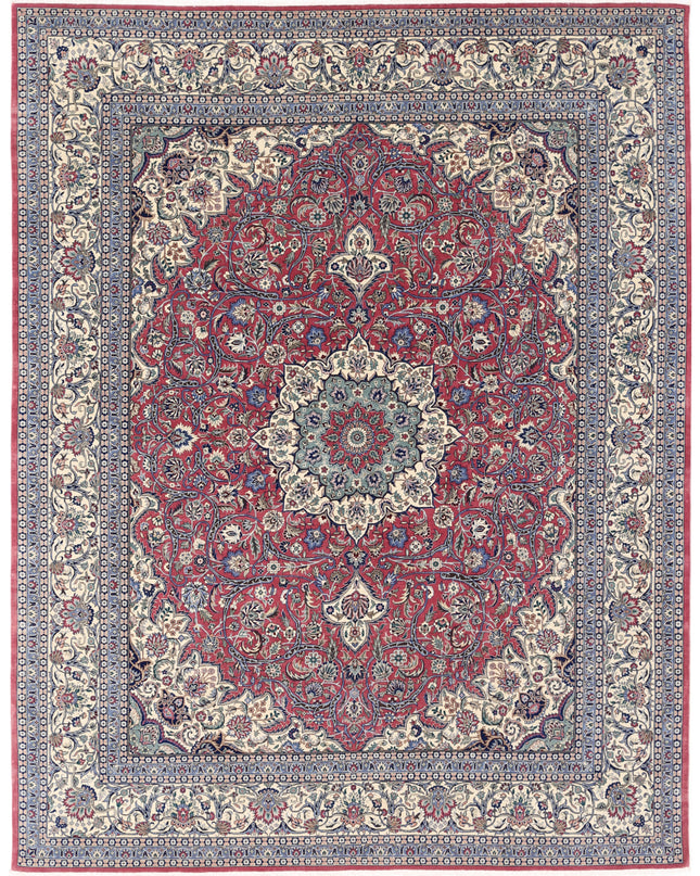 Heritage 7' 11" X 10' 1" Hand Knotted Wool Rug 7' 11" X 10' 1" (241 X 307) / Pink / Wool