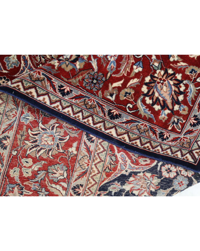 Heritage 6' 0" X 9' 0" Hand Knotted Wool Rug 6' 0" X 9' 0" (183 X 274) / Blue / Wool