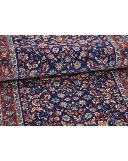 Heritage 2' 8" X 13' 4" Hand Knotted Wool Rug 2' 8" X 13' 4" (81 X 406) / Blue / Wool