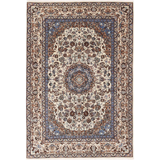 Heritage 4' 0" X 6' 0" Wool Hand-Knotted Rug 4' 0" X 6' 0" (122 X 183) / Ivory / Ivory