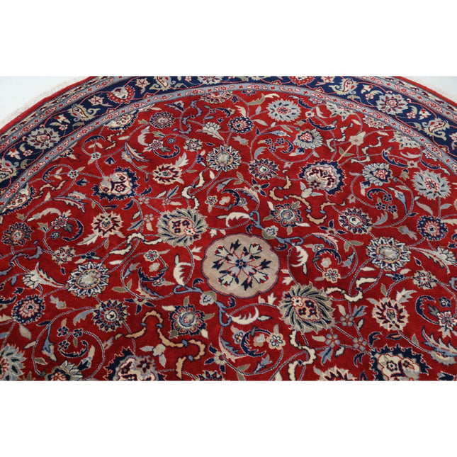 Heritage 6' 4" X 6' 4" Wool Hand-Knotted Rug 6' 4" X 6' 4" (193 X 193) / Red / Blue