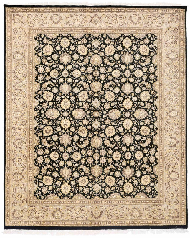 Heritage 8' 2" X 10' 2" Hand Knotted Wool & Silk Rug 8' 2" X 10' 2" (249 X 310) / Black / Wool & Silk