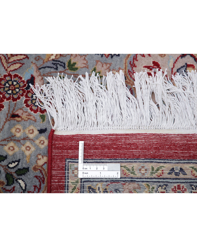 Heritage 9' 1" X 12' 1" Hand Knotted Wool & Silk Rug 9' 1" X 12' 1" (277 X 368) / Red / Wool & Silk
