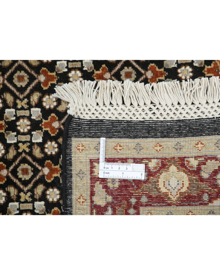 Heritage 2' 6" X 12' 2" Hand Knotted Wool & Silk Rug 2' 6" X 12' 2" (76 X 371) / Black / Wool & Silk