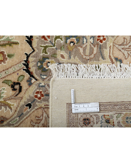 Heritage 12' 0" X 17' 10" Hand Knotted Wool & Silk Rug 12' 0" X 17' 10" (366 X 543) / Ivory / Wool & Silk