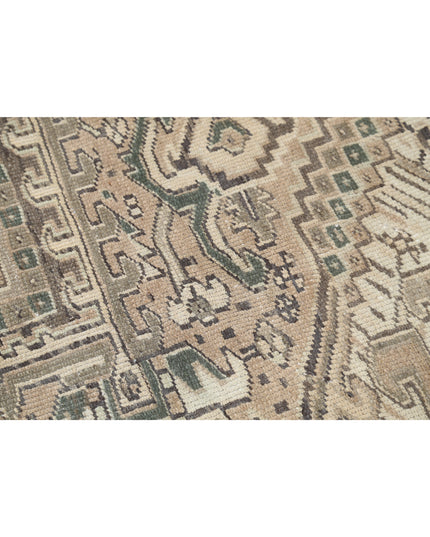 Heriz 9' 4" X 12' 8" Hand Knotted Wool Rug 9' 4" X 12' 8" (284 X 386) / Taupe / Wool