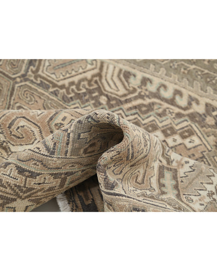 Heriz 9' 4" X 12' 8" Hand Knotted Wool Rug 9' 4" X 12' 8" (284 X 386) / Taupe / Wool