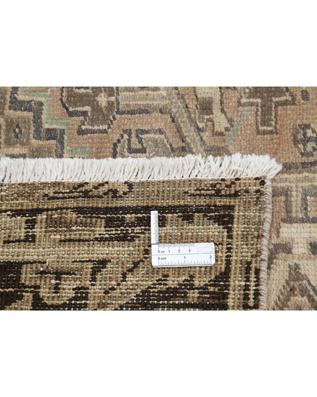 Heriz 9' 4" X 12' 8" Hand Knotted Wool Rug 9' 4" X 12' 8" (284 X 386) / Taupe / Wool