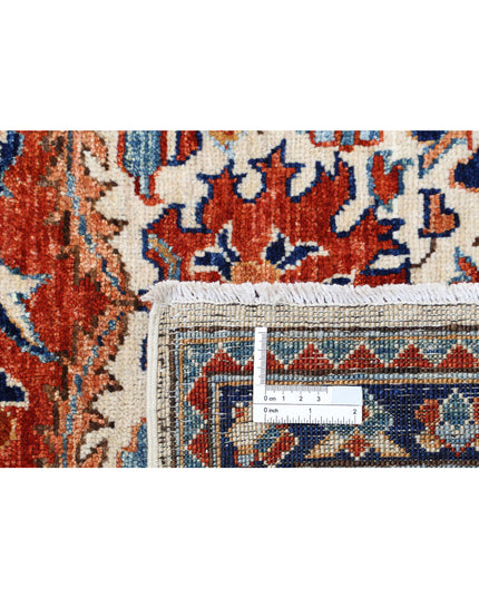 Heriz 7' 8" X 9' 8" Hand Knotted Wool Rug 7' 8" X 9' 8" (234 X 295) / Ivory / Wool