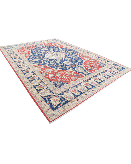 Heriz 9' 11" X 13' 11" Hand Knotted Wool Rug 9' 11" X 13' 11" (302 X 424) / Red / Wool