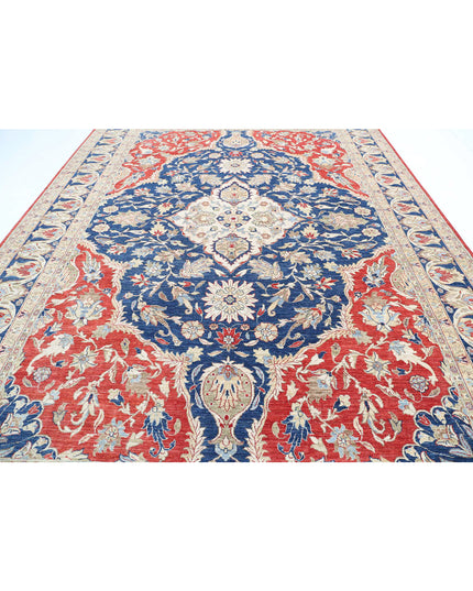 Heriz 9' 11" X 13' 11" Hand Knotted Wool Rug 9' 11" X 13' 11" (302 X 424) / Red / Wool