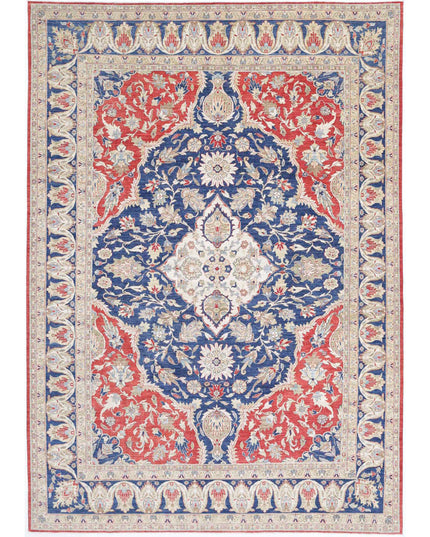 Heriz 9' 11" X 13' 11" Hand Knotted Wool Rug 9' 11" X 13' 11" (302 X 424) / Red / Wool
