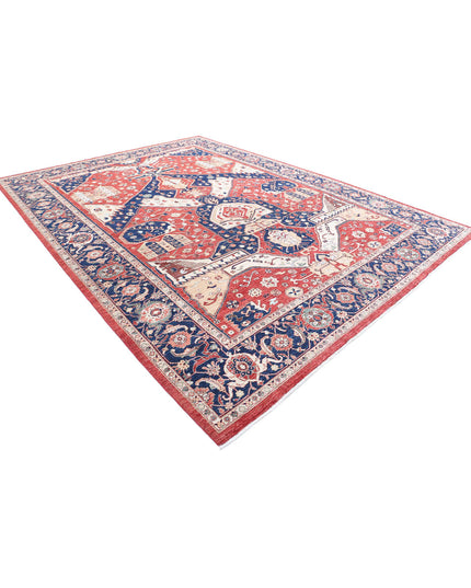 Heriz 10' 0" X 13' 0" Hand Knotted Wool Rug 10' 0" X 13' 0" (305 X 396) / Red / Wool