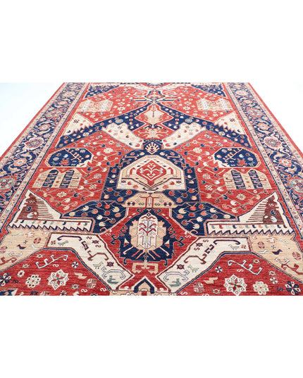 Heriz 10' 0" X 13' 0" Hand Knotted Wool Rug 10' 0" X 13' 0" (305 X 396) / Red / Wool